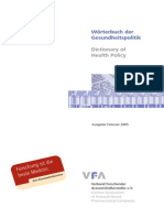 Wörterbuch Der Gesundheitspolitik Feb 2005