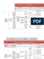 Matriz de Programacion