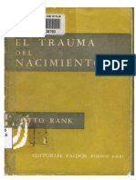 El Trauma Del Nacimiento - Otto Rank