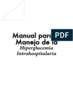 Manejo de La Hiperglucemia Intrahospitalaria