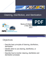 Cleaning Disinfection Sterilization