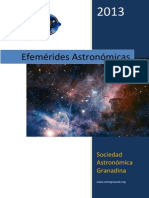 efemerides astronomicas 2013