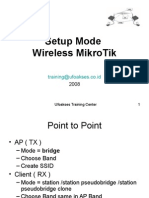 Setup Mode Wireless