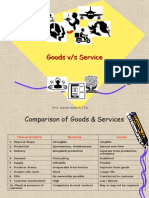 Diff BTWN Goods & Services