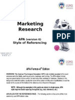 Marketing Research - APA Style