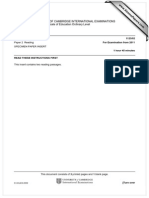 University of Cambridge International Examinations General Certificate of Education Ordinary Level