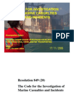 Casualty Investigation Code | PDF | Safety | Ships