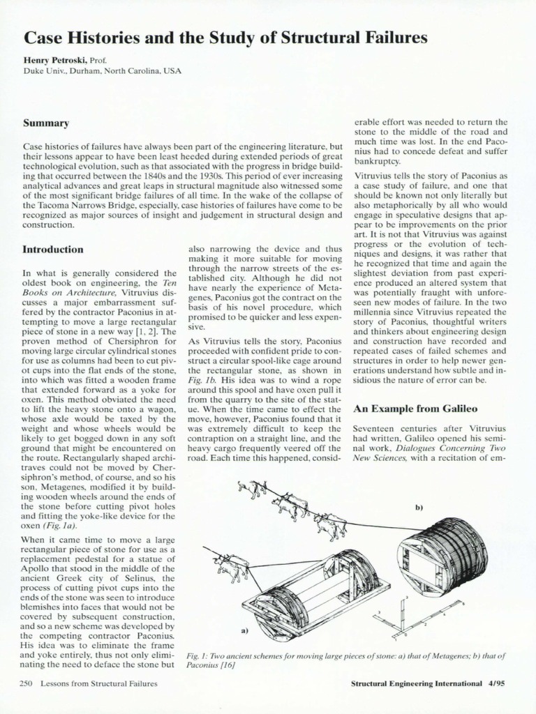 Lessons from Structural Failures | PDF | Bridge | Civil Engineering