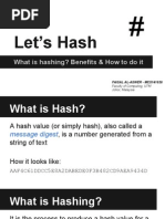 Let's Hash - Presentation on Hashing