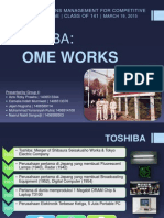 Operation Management (Case: Toshiba Ome Works)