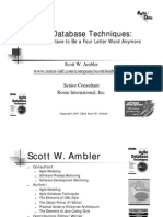 Agile Database Techniques