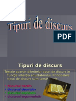 Tipuri de Discurs