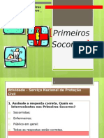 Exercicios primeiros Socorros 