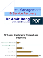 Services Management: 8-Service Recovery