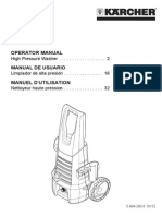 Operator Manual Manual de Usuario Manuel D Utilisation: High Pressure Washer - . - . - . - . - . - . - . - . - . 2