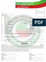 Islamabad LG Elections Candidate Application Form English