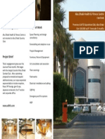 Client Background Scope of Work: Abu Dhabi Health & Fitness Centre