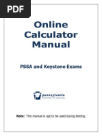 Online Calculator Manual