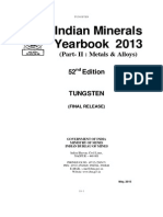 Indian Minerals Report 2013: Tungsten 