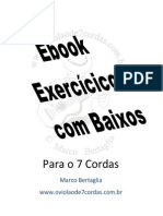 (Violão 7 Cordas) Bertaglia - Exercicios Com Baixos