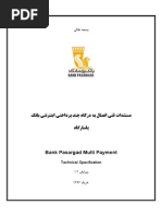 Bank Pasargad Multi Payment: Technical Specification 1.2 1392