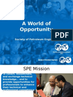 A World of Opportunity: Society of Petroleum Engineers