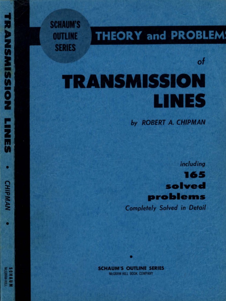洋書 Modern Transmission Line Theory and 1968 - Theory and Problems of Transmission Lines (By PH.D
