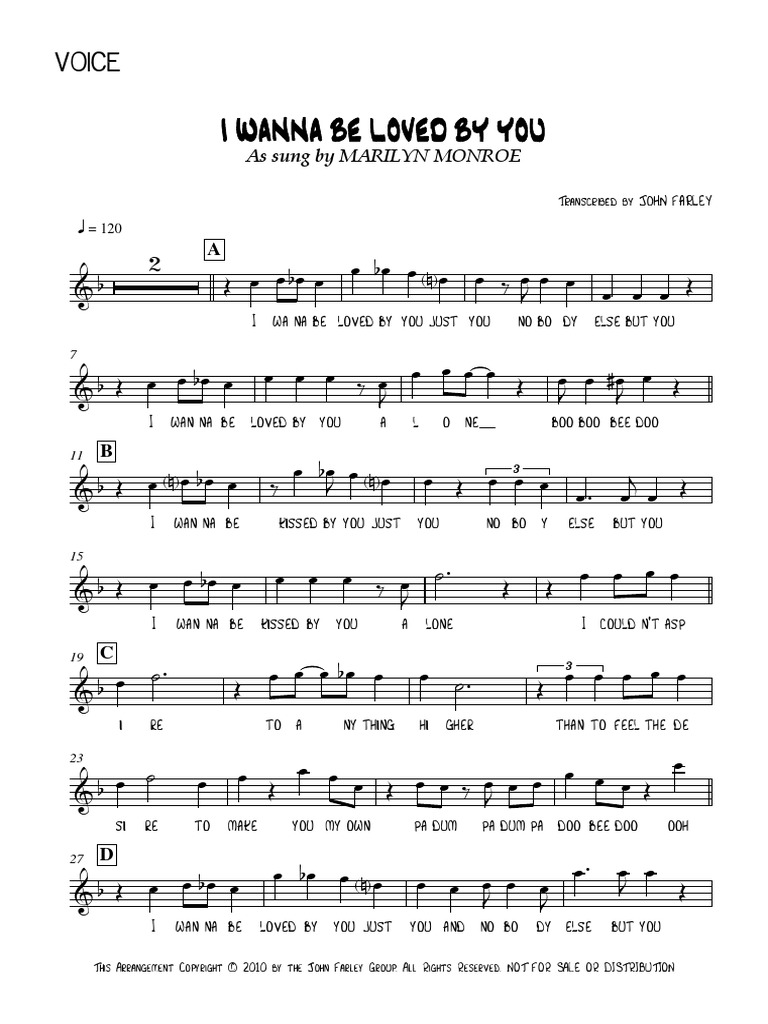 558 I Wanna Be Loved by You