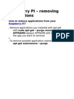 Raspberry Pi Remove Application
