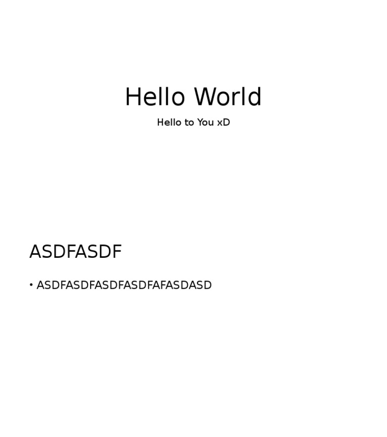 Hello World: A Brief Introduction | PDF