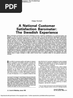 Download a National Customer Satisfaction Barometer the Swedish Expe by joannakam SN268561999 doc pdf