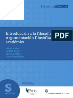 Introduccion a La Filosofia Libro de Catedra