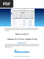 Hsdpa & Hsupa Challenges For UE Power Amplifier Design: Application Note