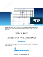 Hsdpa & Hsupa Challenges For UE Power Amplifier Design: Application Note