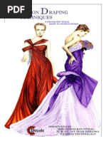 Draping Of Fabric Seam Sewing Clothing