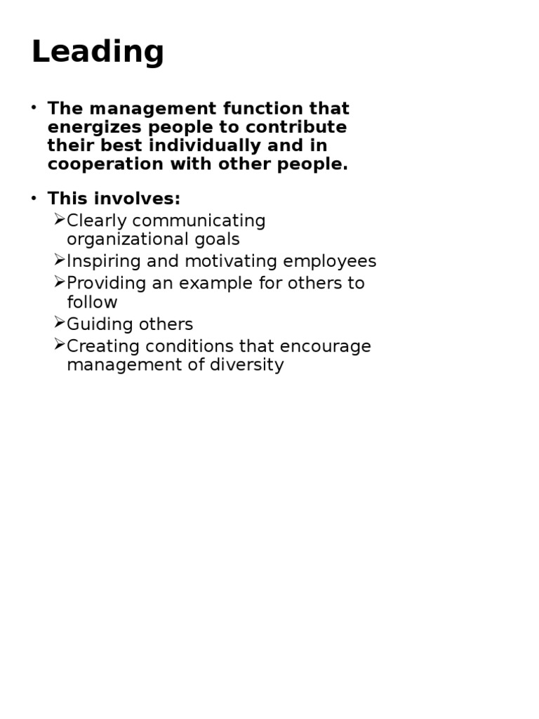 Function of Management