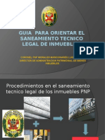 Guia de Procedimientos Para Saneamiento Tecnico Legal 24abr2013