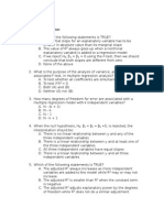 Multiple Regression: Problem Set 7