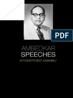 Ambedkar Speeches On Consitution of India