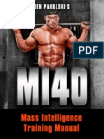 Main Training Manual For MI40
