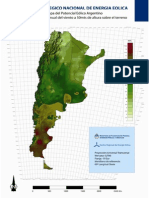 Map a de Vientos de Argentina