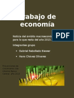 "Banco Central Recorta Proyecciones de Crecimiento en Segundo Ipom Del Año 2015