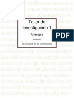 76966621 Taller de Investigacion 1 Antologia 2010