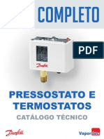 Pressostatos Etermostatos Danfoss