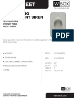 WBOX 0E-1GANGSIRN Spec Sheet