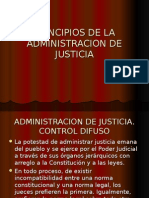 Principios de La Administracion de Justicia