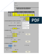 Dosificacion Metodo ACI 211