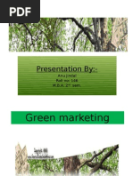 Download Green marketing Presentation by pkjindle SN26859735 doc pdf