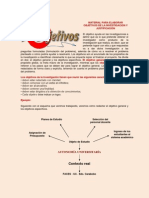 Material para Elaborar Objetivos de La Investigación Y Justificación