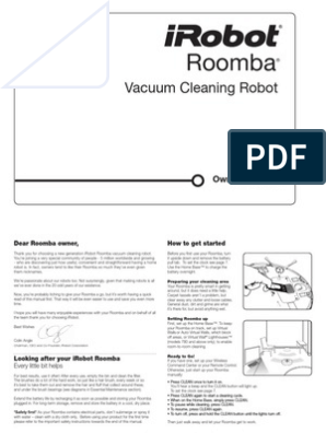Roomba 700 Series Manual | PDF